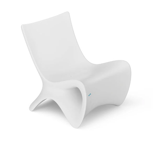 Ledge Lounger Autograph Chair - White